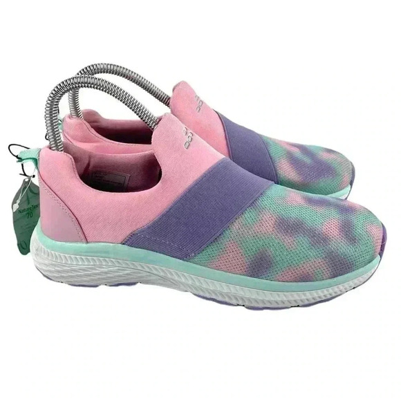 Girls' Pre-School Step Out Slip-On Shoes Sz 4 Pink Sparkle Purple Mesh BCG - Picture 1 of 7